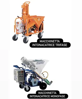 Intonacatrici monofase e trifase a noleggio